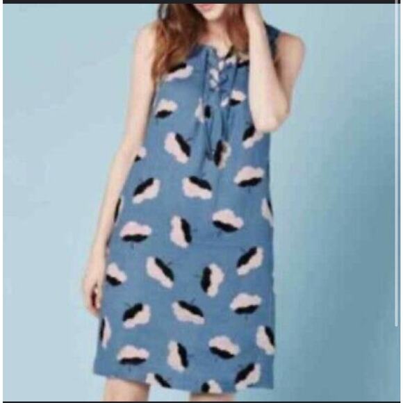 Boden Preppy Classic Cottagecore Hipster Twee Coquette Peasant Mini Dress 6R - Picture 12 of 12